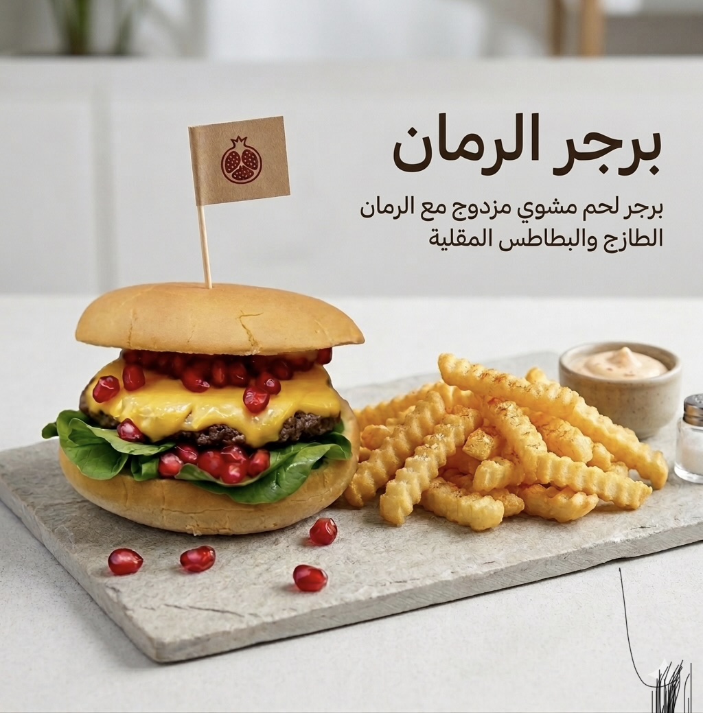 Pomegranat Burger